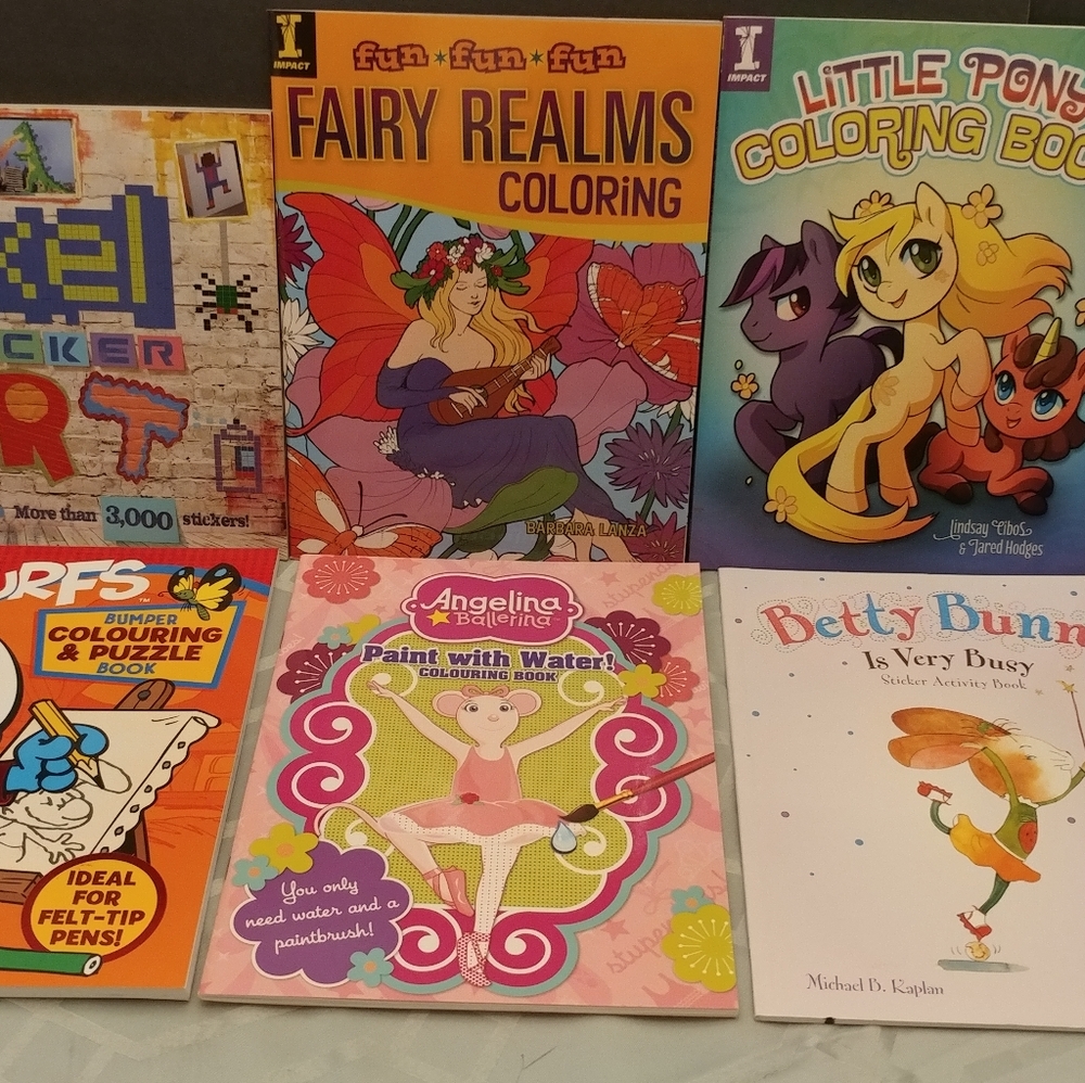 6 pack of children's activity books